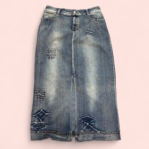 Y2K Neeso Jeans Company long maxi modest denim skirt